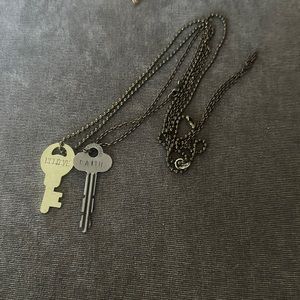 Giving keys necklaces
